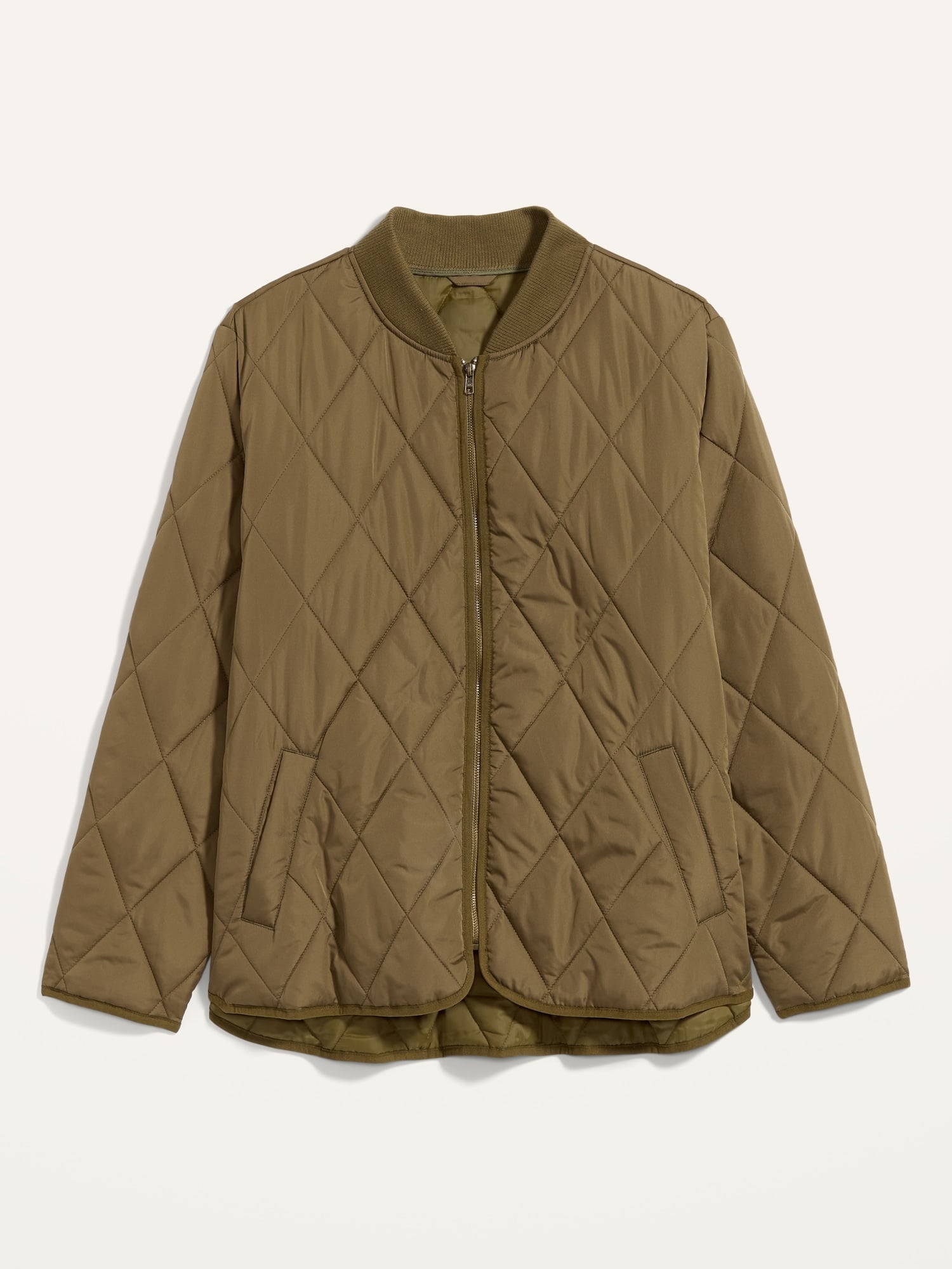 Old Navy Diamond Quilted Plus Size Zip Jacket Old Navy Just