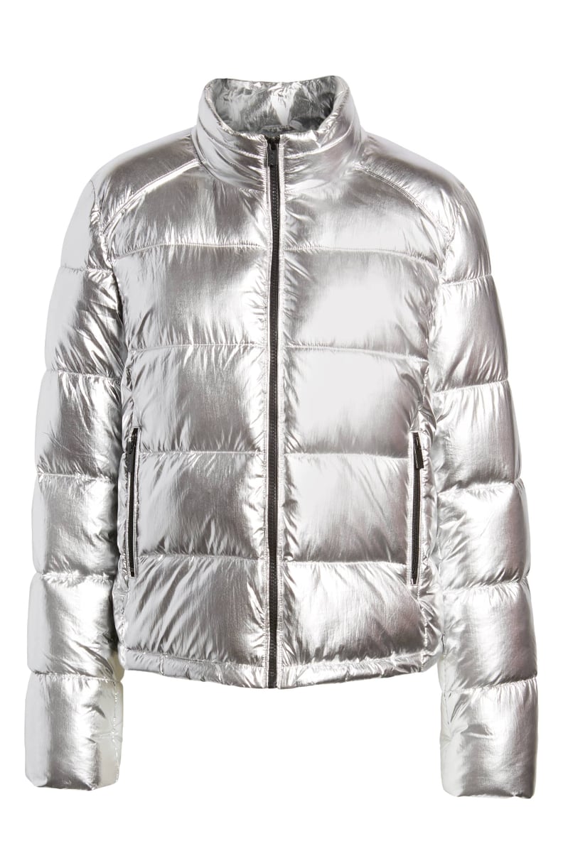 Marc New York Metallic Puffer Jacket