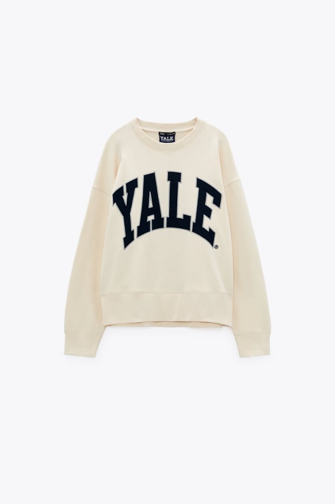 Zara Yale™ University Sweatshirt | The Best College Sweatshirts to Shop ...
