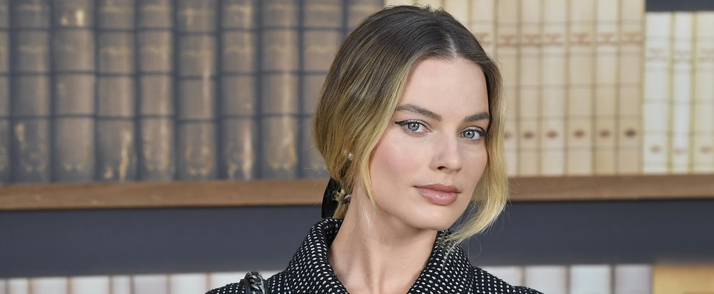 Margot Robbie's Negative Space Eyeliner at the Chanel Show