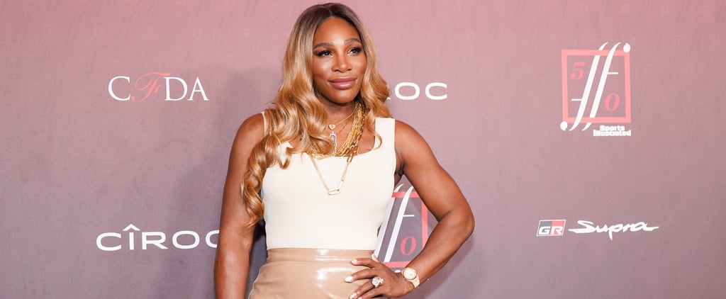 Serena Williams' Vinyl Skirt at the Sports Illustrated Party