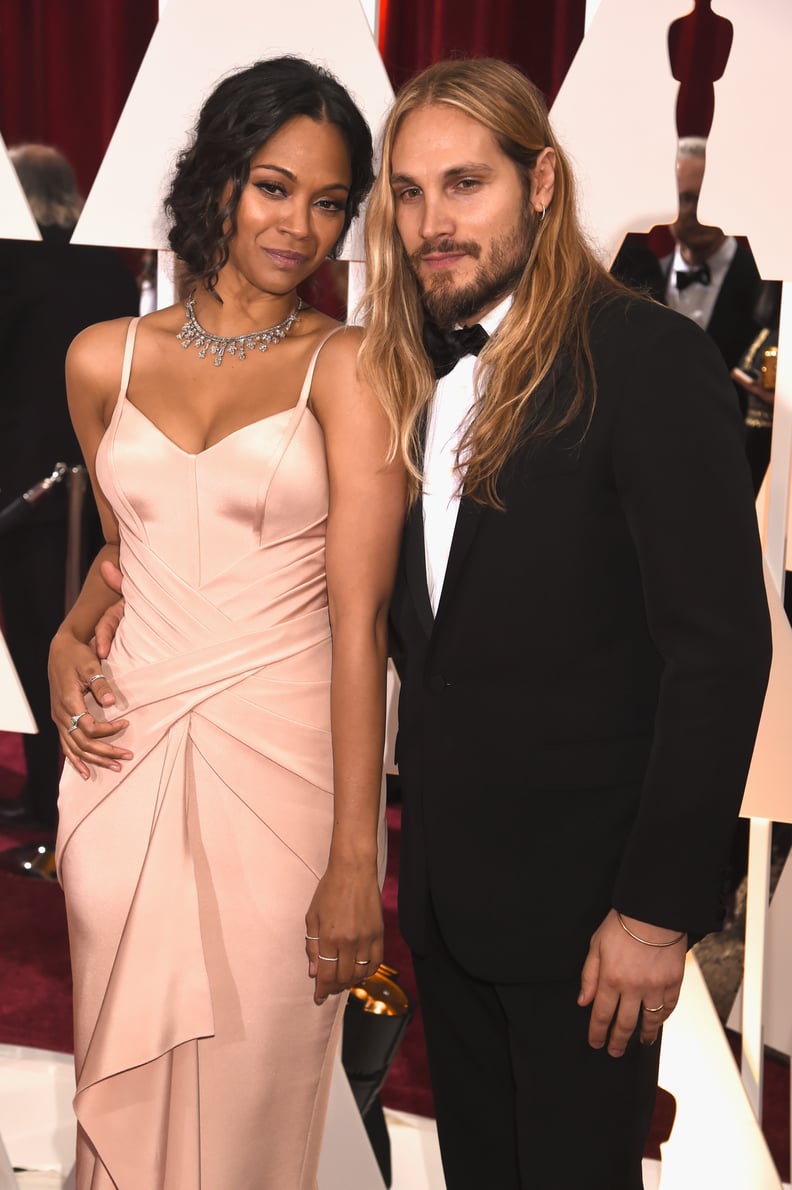 Zoe Saldana and Marco Perego