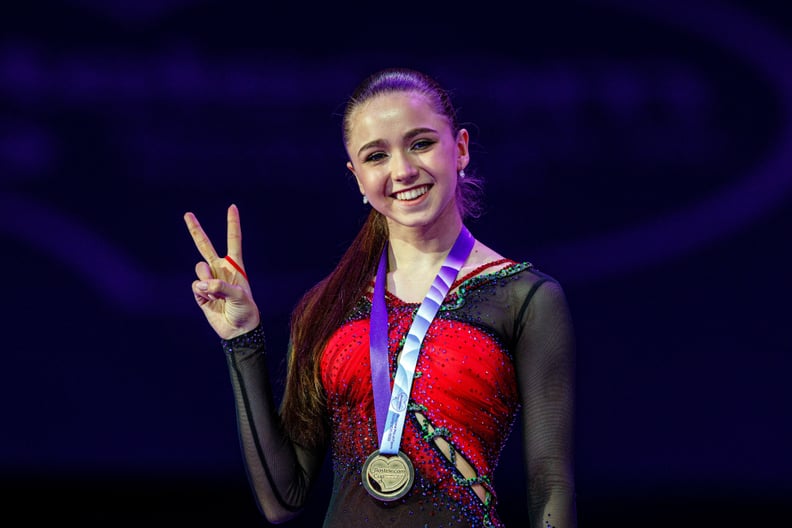 卡米拉Valieva赢得金牌在2021年Rostelecom杯