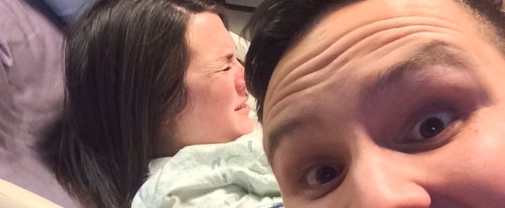 Dad Takes Selfie While Wife Is Giving Birth