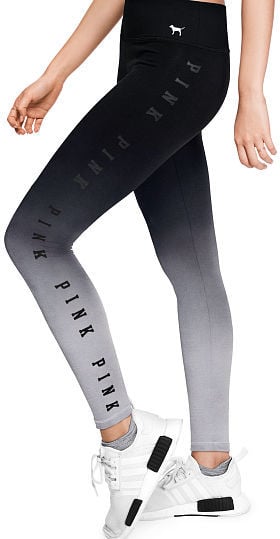 Pink Cotton Ombre Yoga Legging | Yoga 