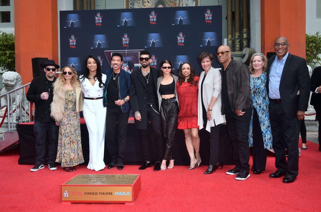 Lionel Richie and His Family at Hand and Footprint Ceremony