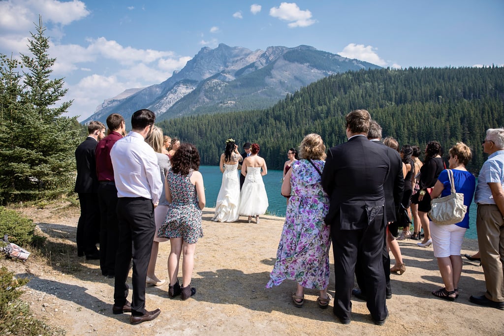 Lakeside Banff Wedding
