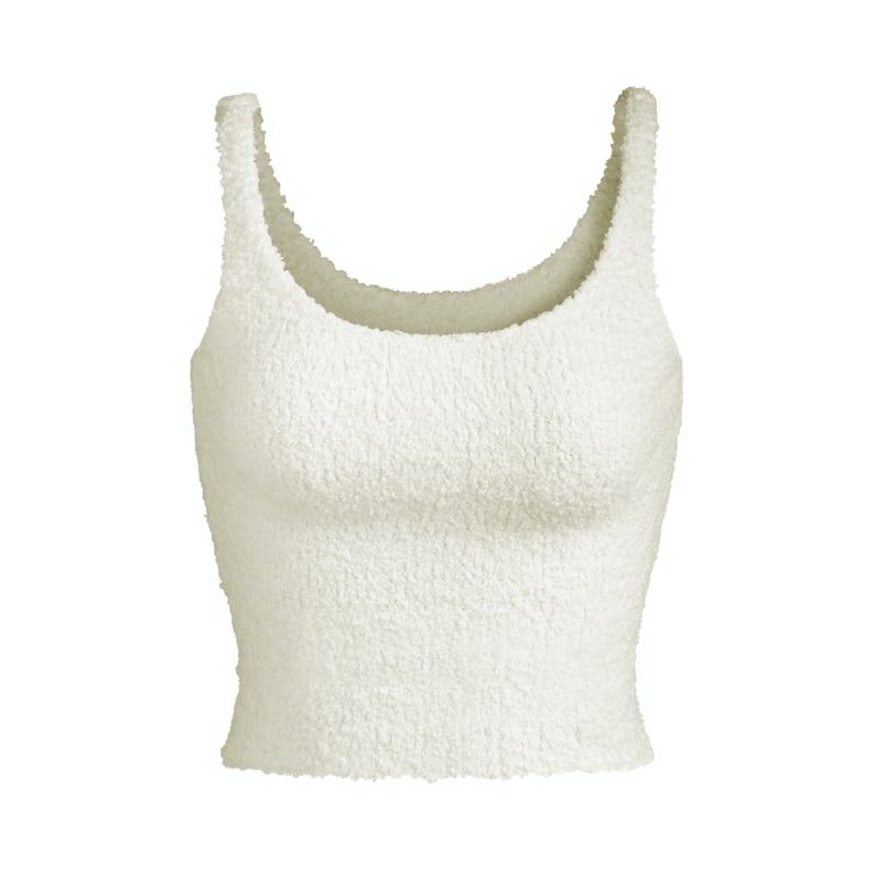 Skims Cozy Knit Tank - Bone