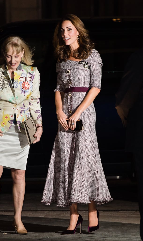 Kate Middleton Plaid Erdem Dress October 2018