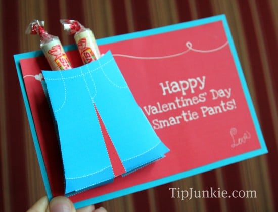 Smartie Pants Valentine's Printable