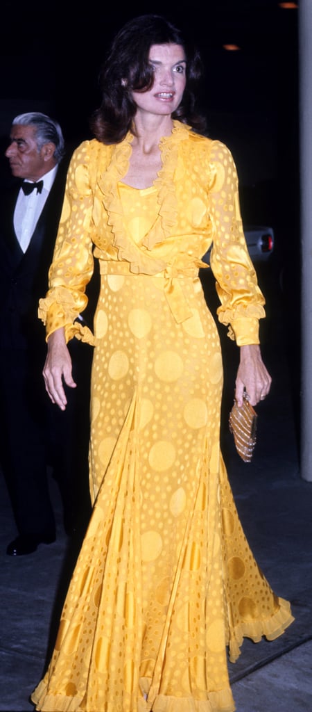 Jackie Kennedy at the Metropolitan Opera House in 1973