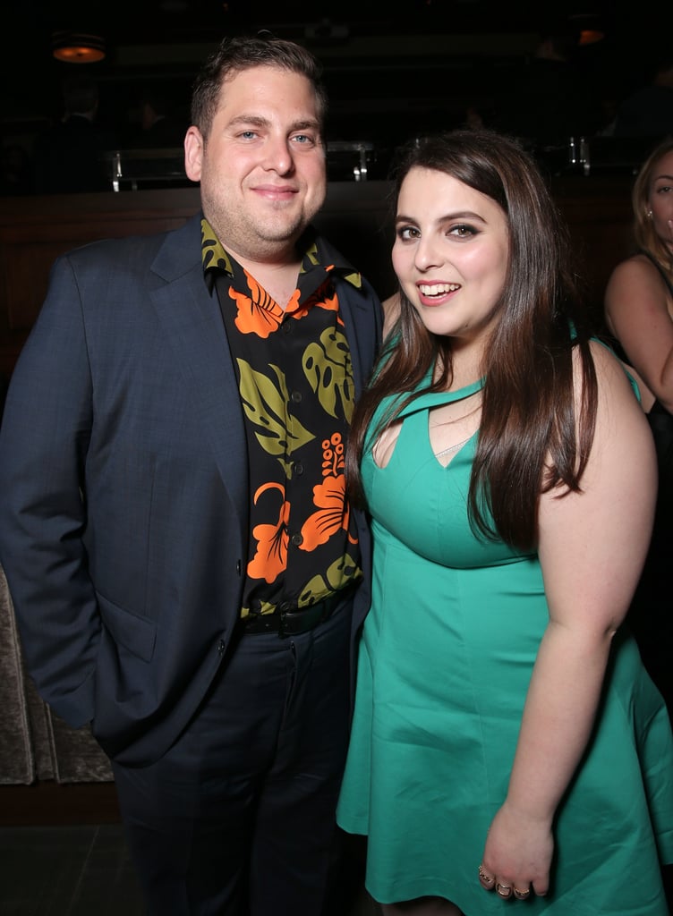 Jonah Hill and Beanie Feldstein at the Premiere of Neighbours 2: Sorority Rising in 2016