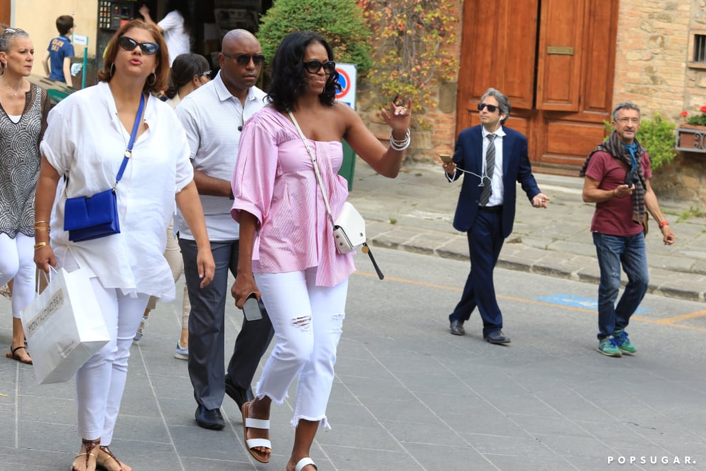 Barack and Michelle Obama Italy Pictures May 2017
