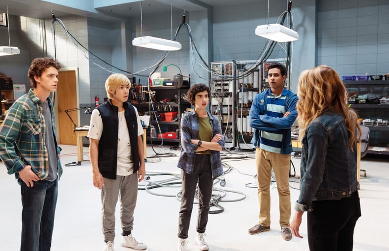 HAPPY DEATH DAY 2U, (aka HAPPY DEATH DAY TO YOU), from left: Israel Broussard, Phi Vu, Sarah Yarkin, Suraj Sharma, Jessica Rothe (back turned), 2019. ph: Michele K. Short /  Universal /Courtesy Everett Collection