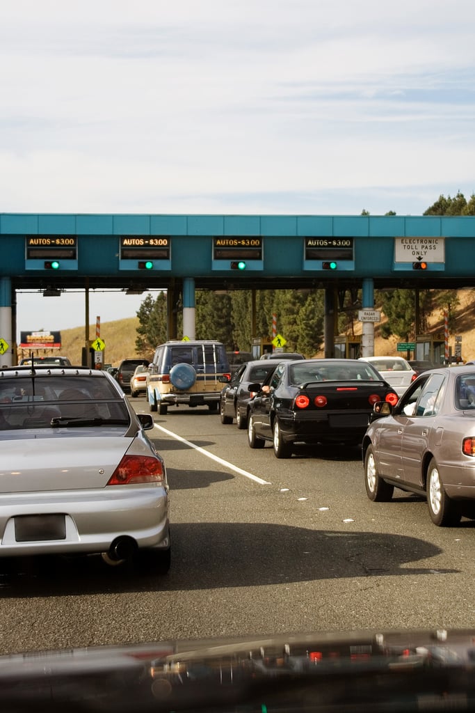 Pay the toll for the car behind you.