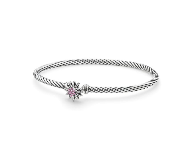 David Yurman Starburst Bracelet with Pink Sapphires