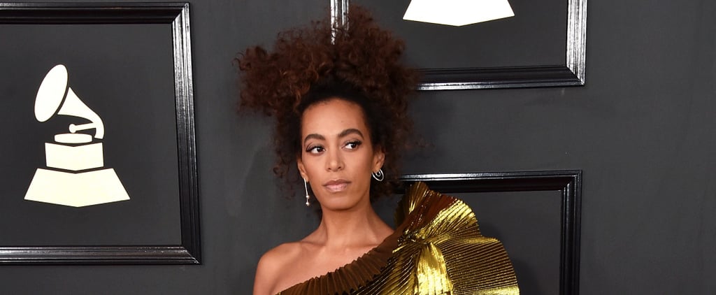 Solange Knowles's Gold Dress at the Grammys 2017