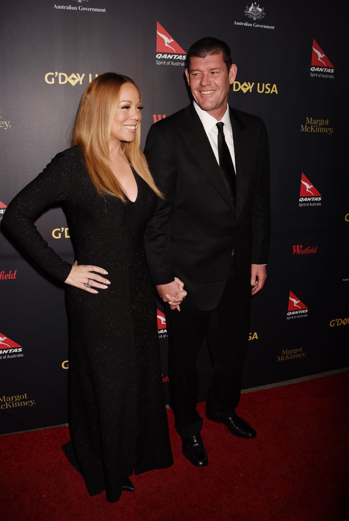 Mariah Carey and James Packer's First Appearance as Engaged