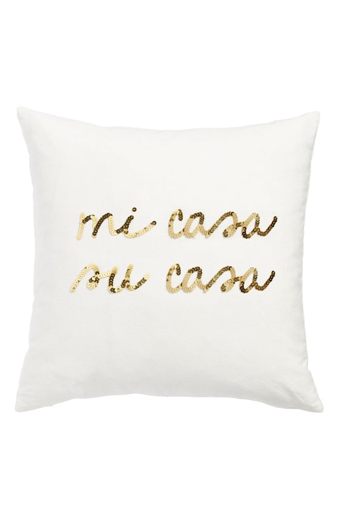 Bow & Drape 'Mi Casa, Su Casa' Pillow ($39)