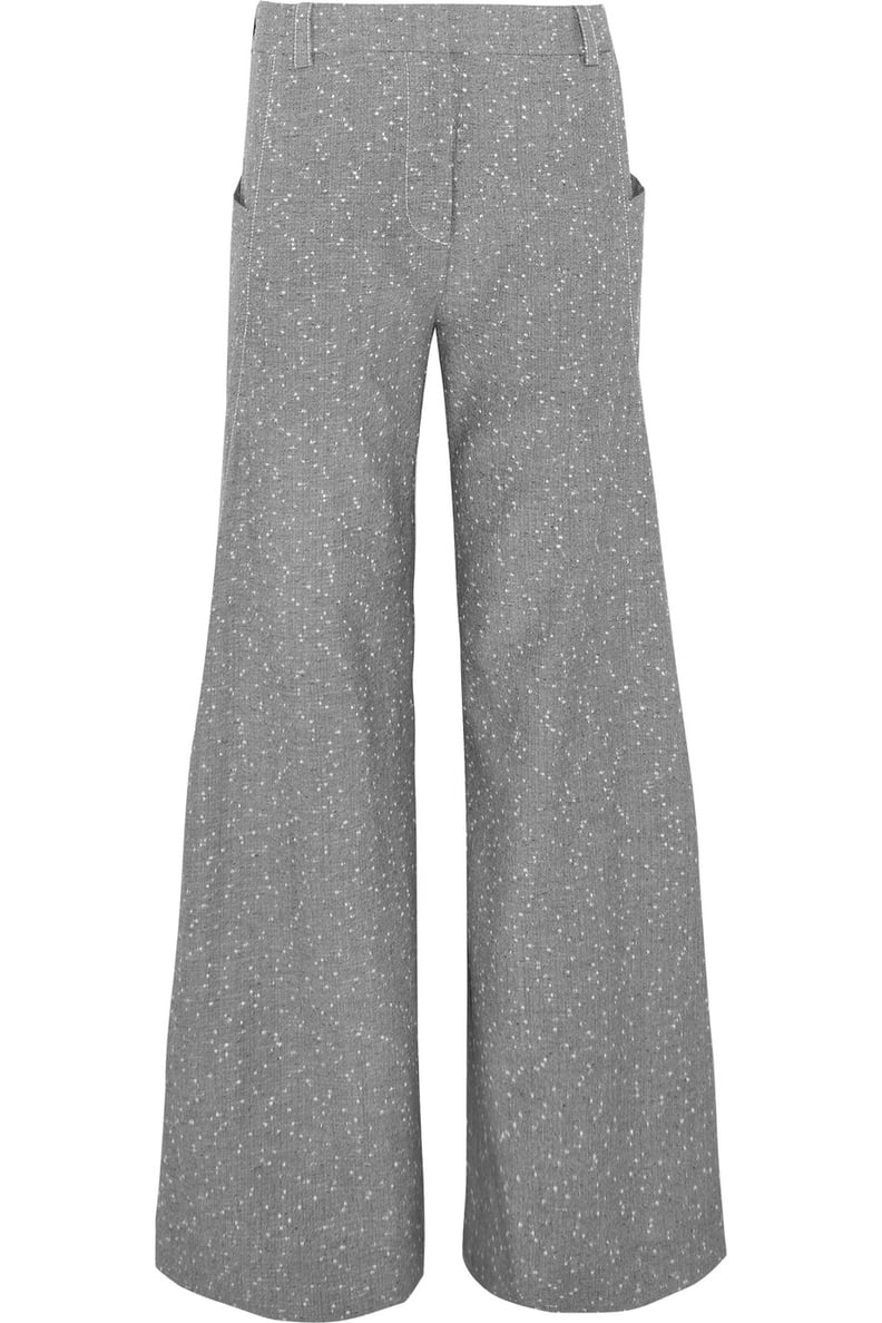 Topshop Wool-blend Tweed Pants