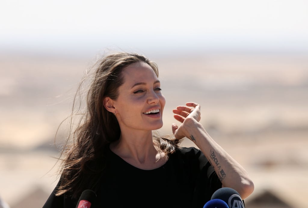 Angelina Jolie Visits a Refugee Camp in Jordan 2016