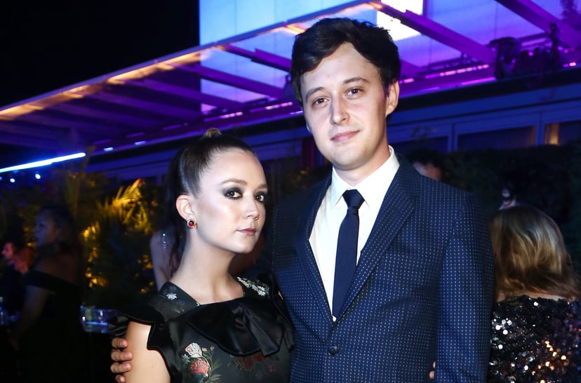 LOS ANGELES, CA - NOVEMBER 03:  Actors Billie Lourd (L) and Austen Rydell attend 2018 LACMA Art + Film Gala honoring Catherine Opie and Guillermo del Toro presented by Gucci at LACMA on November 3, 2018 in Los Angeles, California.  (Photo by Tommaso Boddi