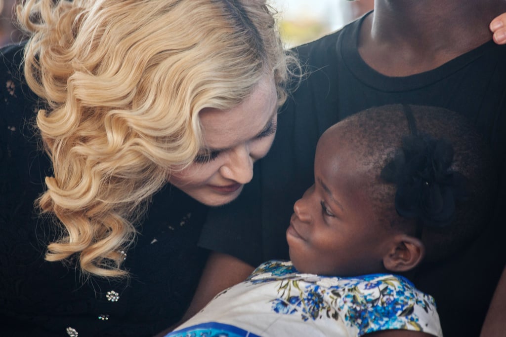 Madonna With Her Kids Opening Hospital in Malawi July 2017