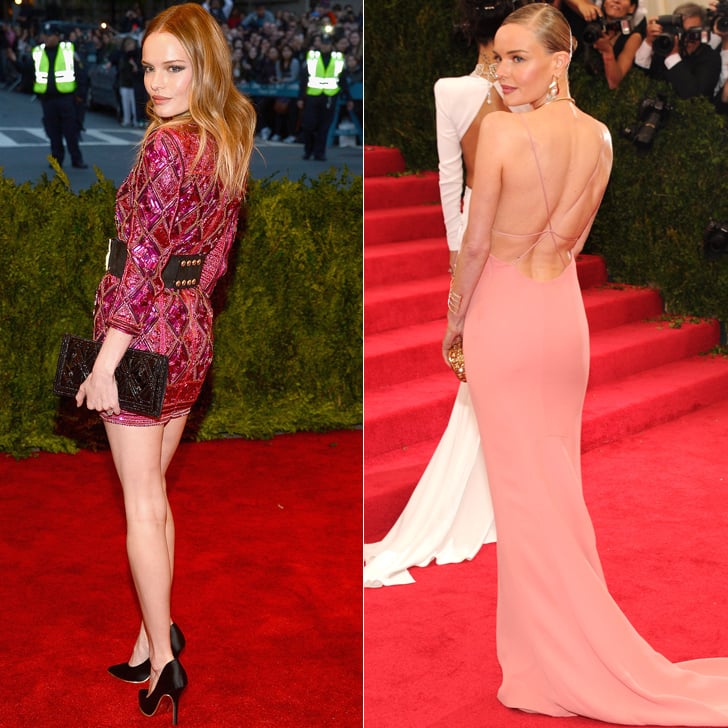 Kate Bosworth at the 2013 and 2014 Met Galas