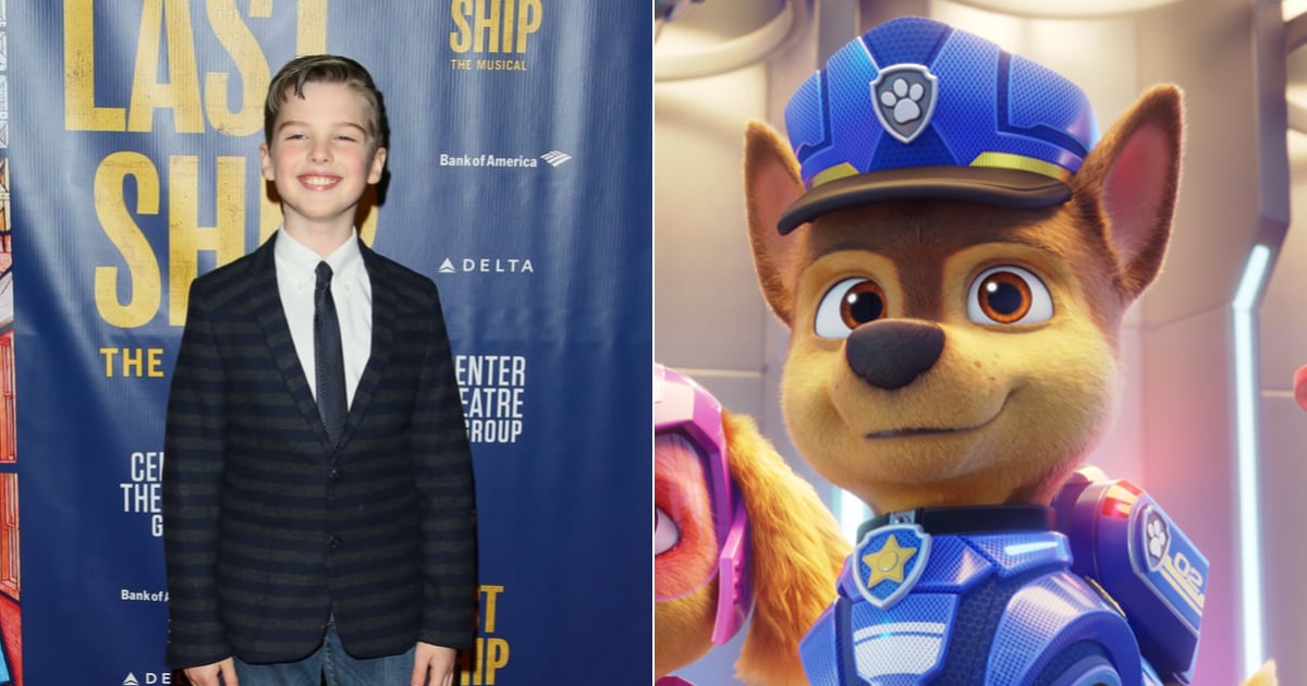 Iain Armitage as Chase PAW Patrol Movie Voice Cast Details POPSUGAR