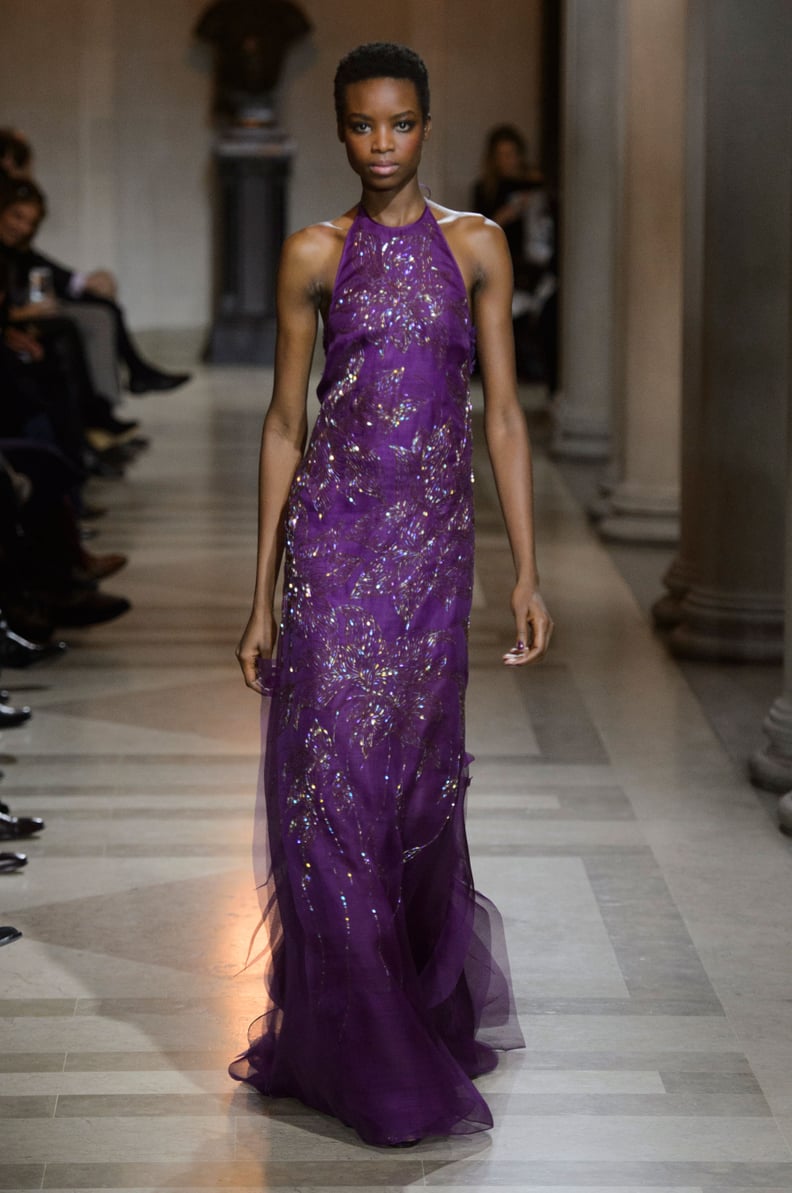 The Grape Gown That Screamed "Glamour"