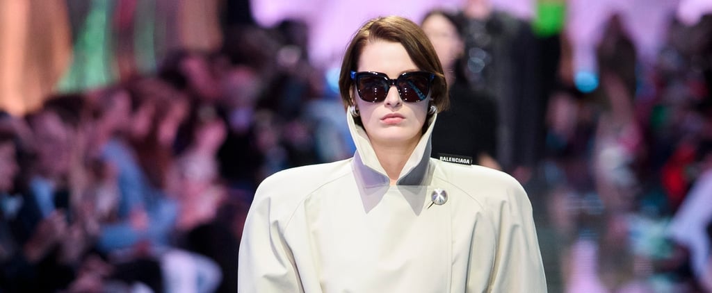Balenciaga's Spring Collection Is Making Us Seriously Consider Giant Shoulder Pads