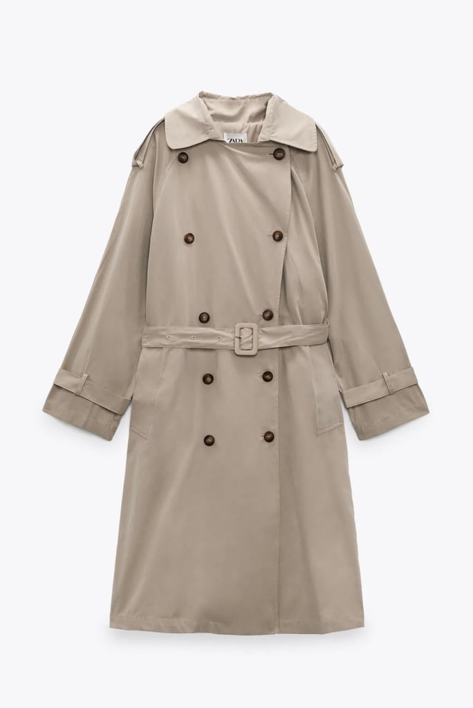 Zara Long Classic Trench Coat