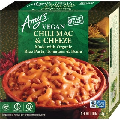 Amy’s Vegan Chili Mac and Cheeze