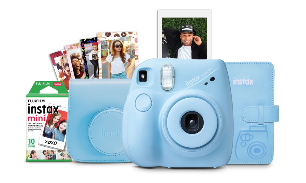 Fujifilm Instax Mini 7+ Camera Bundle- Light Blue