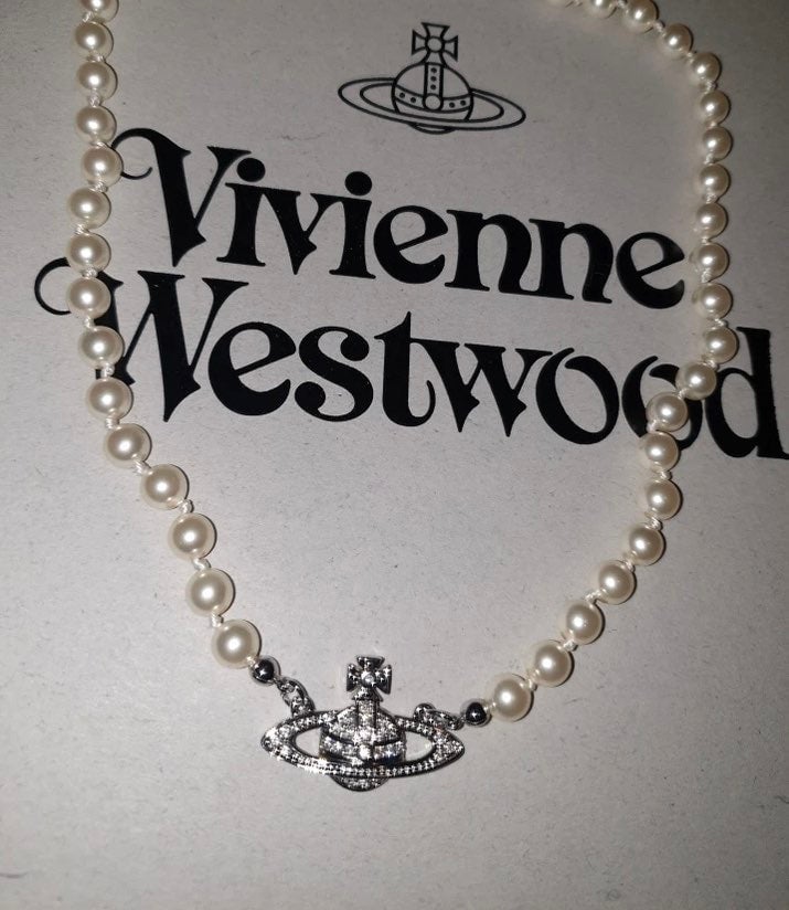 Vivienne Westwood Pearl TikTok Necklace 