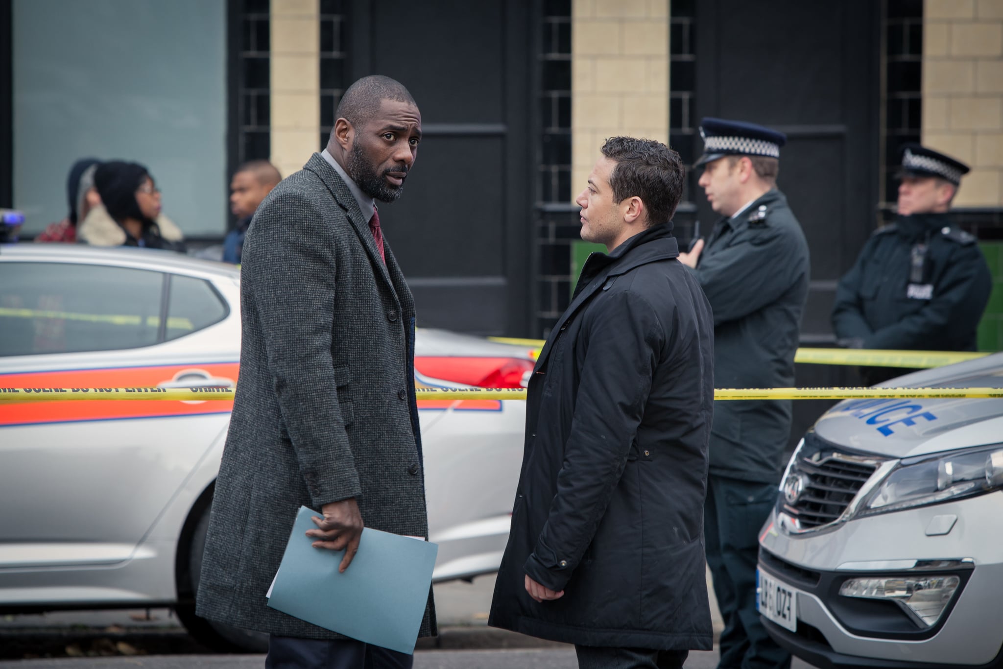 LUTHER, Idris Elba, Warren Brown, (Season 3, Episode 301, aired July 2, 2013), ph: Robert Viglasky / UKTV / courtesy Everett Collection