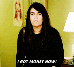 When you just got paid and #treatyourself to a craft coffee AND avocado toast.