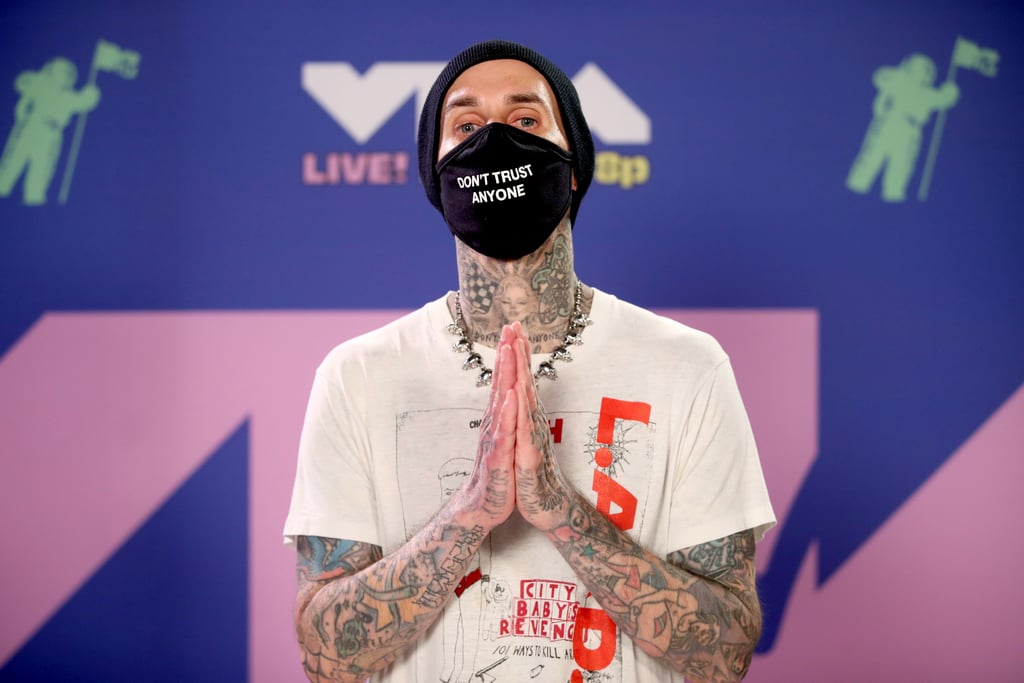 Travis Barker at the 2020 MTV VMAs