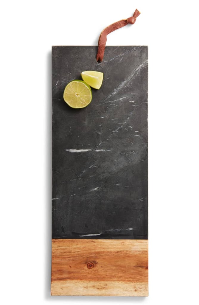 Treasure & Bond Long Slate & Wood Serving Board