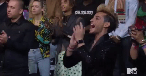 Frankie Grande, Yelling "Yas, Queen!" After His Sister Ariana's Performance