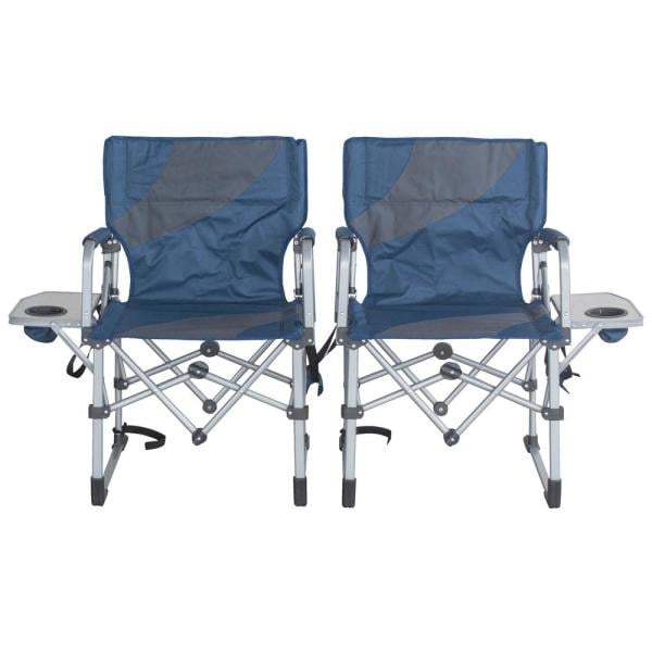 Sportsman Folding Camping Chairs with Side Table