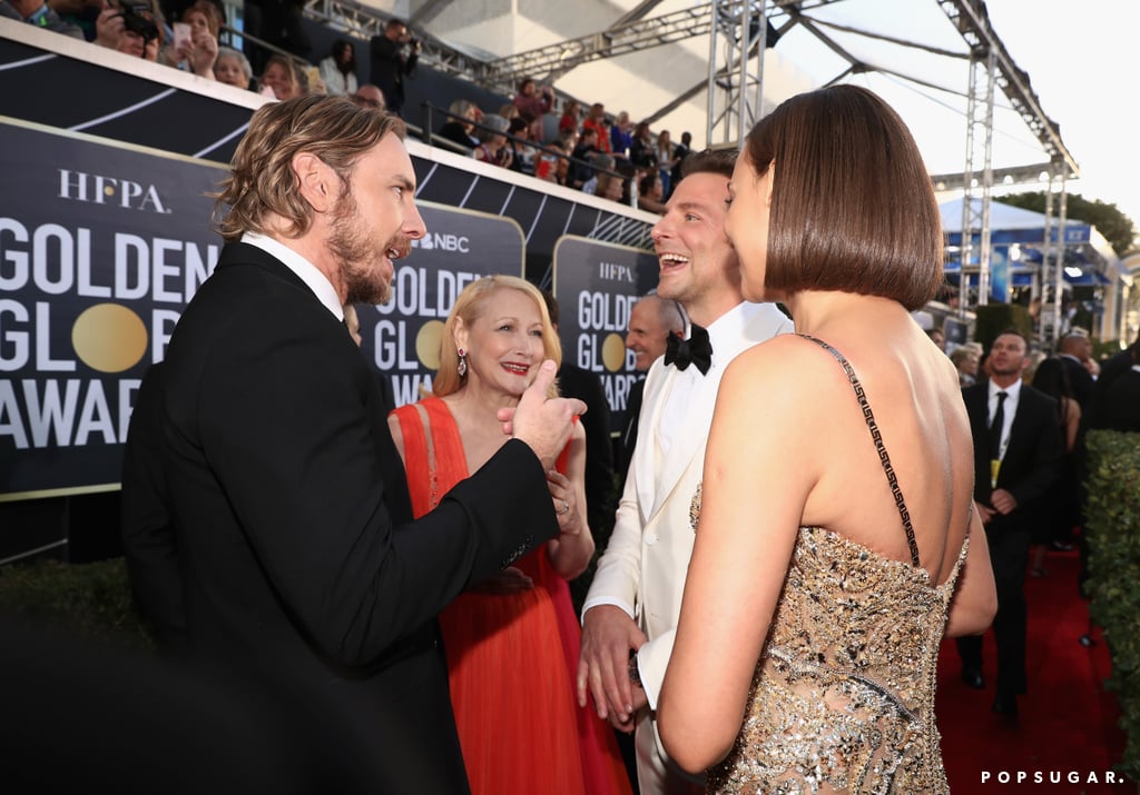 Bradley Cooper and Dax Shepard at the 2019 Golden Globes