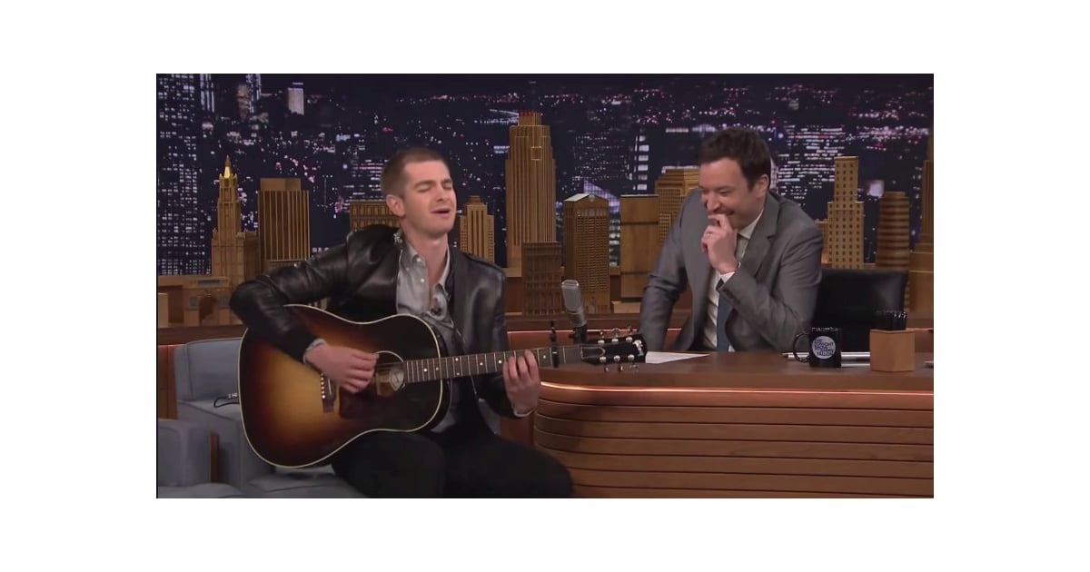 Andrew Garfield Singing SpiderMan POPSUGAR Entertainment