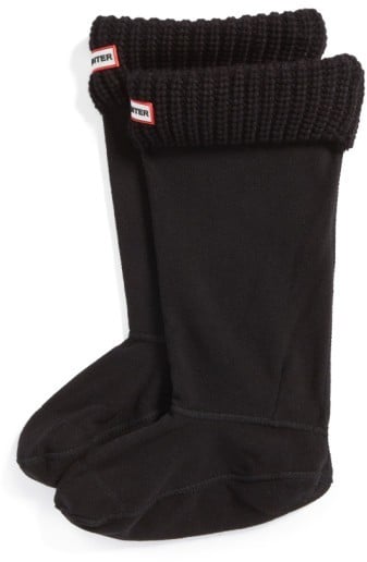 Hunter Women's Tall Cardigan Knit Cuff Welly Boot Socks