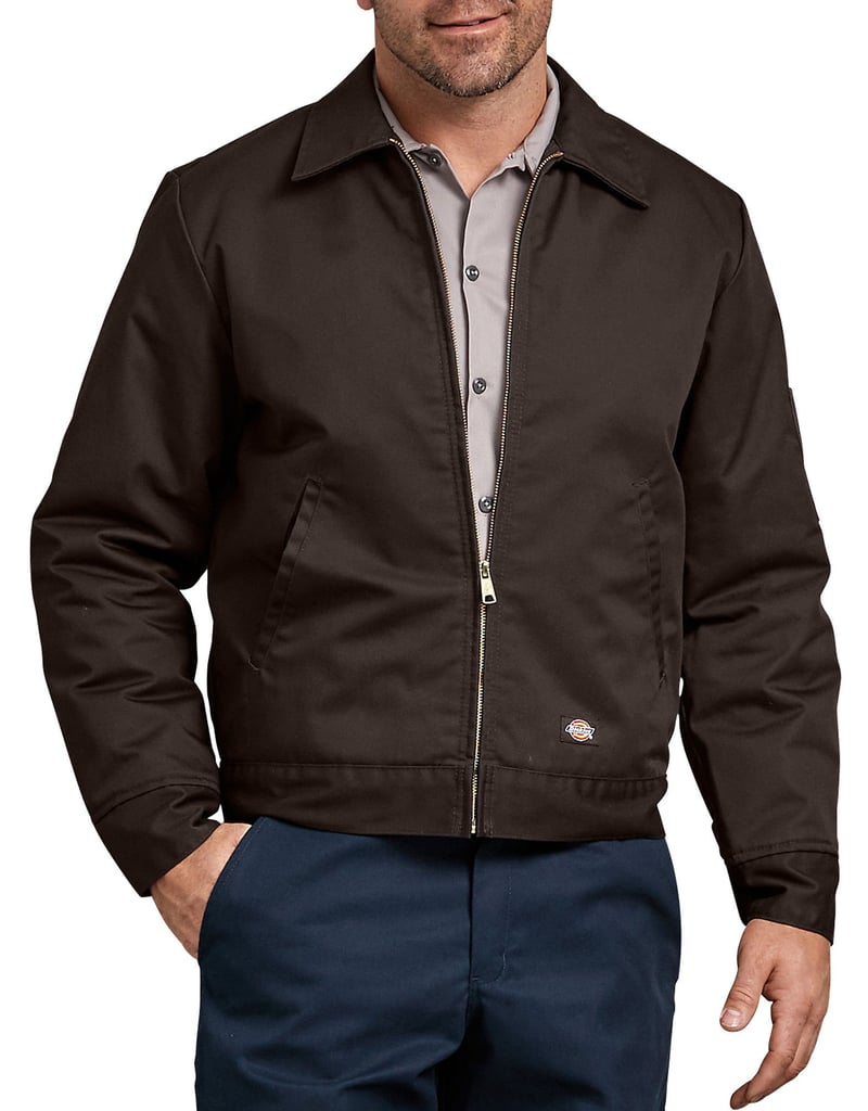 Dickies Lined Eisenhower Jacket in Dark Brown ($43)