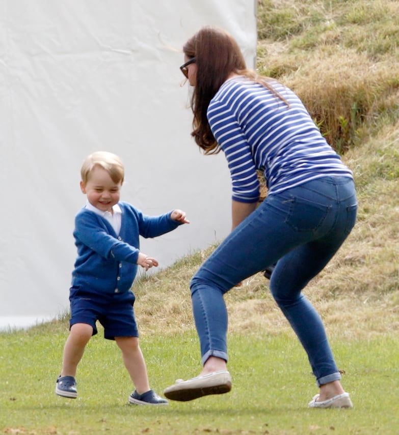 But Prince George Was Too Busy Running Wild to Notice
