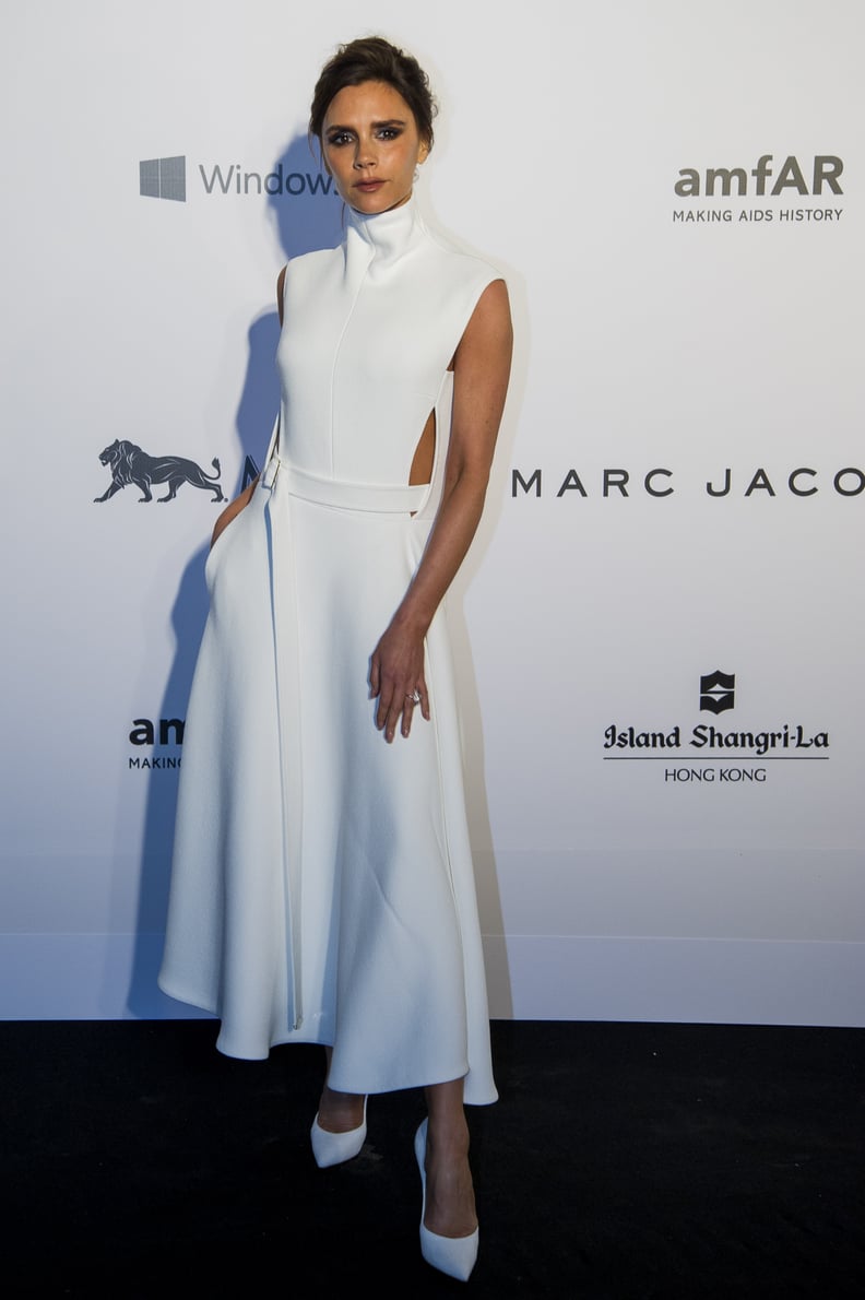 Victoria Wearing Her Fall 2015 Collection