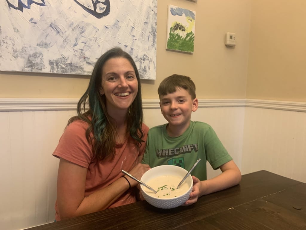 How My Son and I Made Epcot's Cheddar Cheese Soup at Home