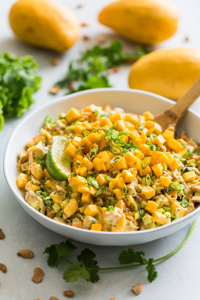 Curried Mango Chicken Salad