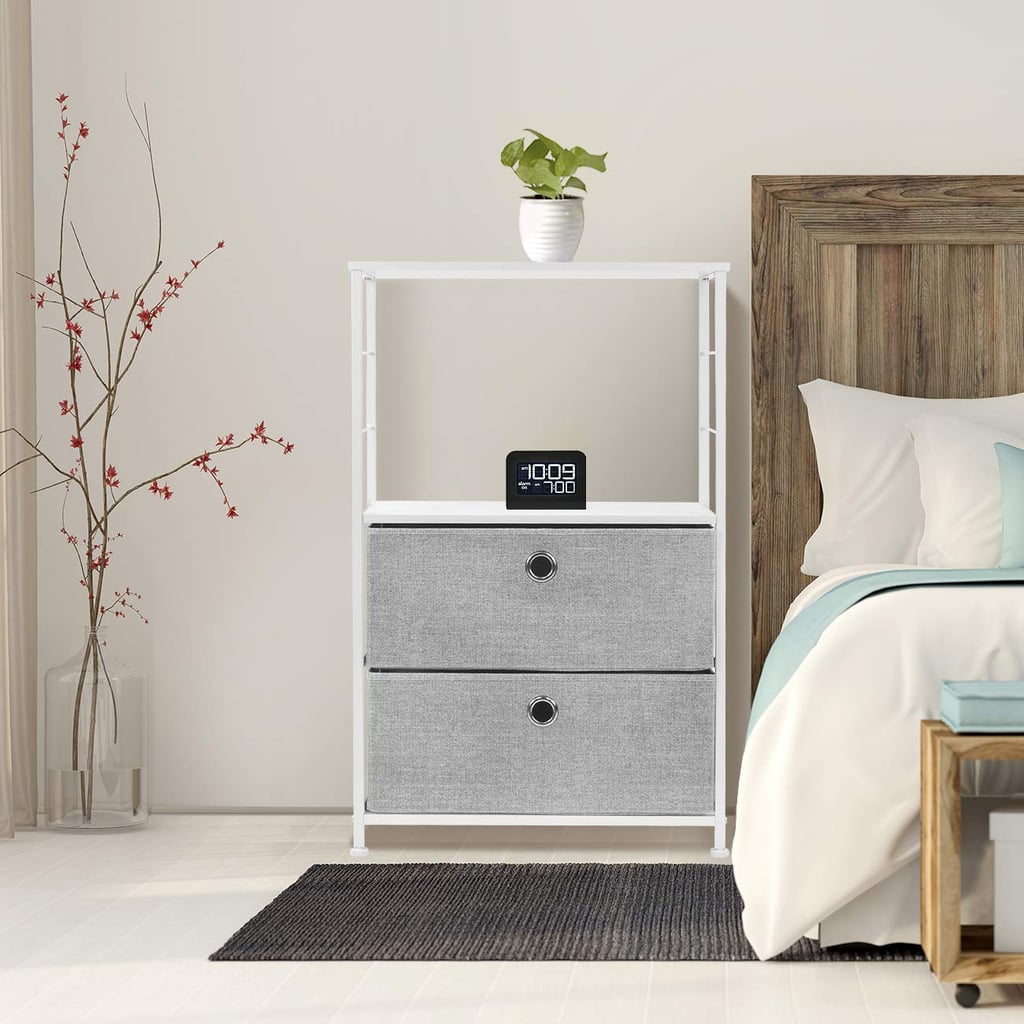 Sorbus Nightstand 2-Drawer Shelf Storage